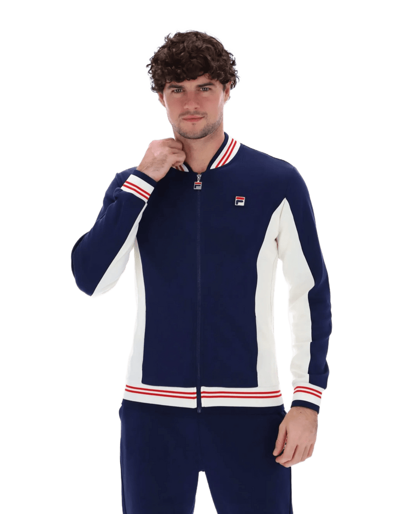 Fila Settanta Track Top Navy, Red & Cream