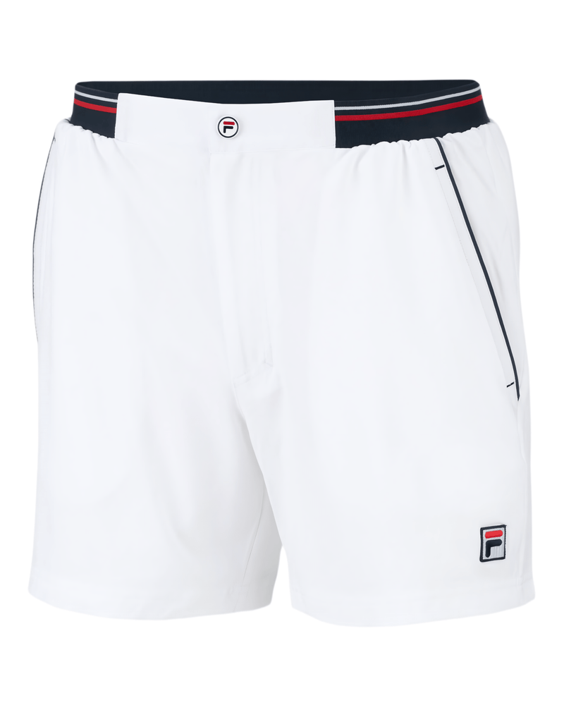 Fila Stephan Classic Tennis Short in White