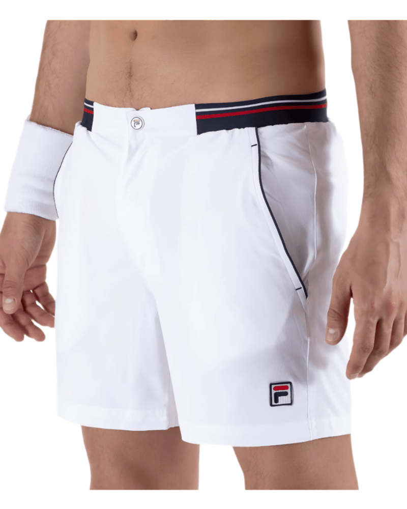 Fila Stephan Classic Tennis Short in White