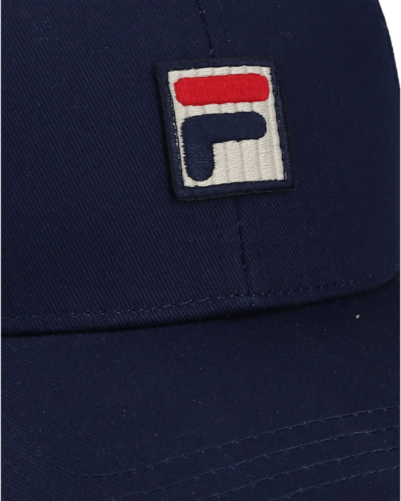 Fila Tantam Classic 6 Panel Sandwich Fasten Cap In Fila Navy