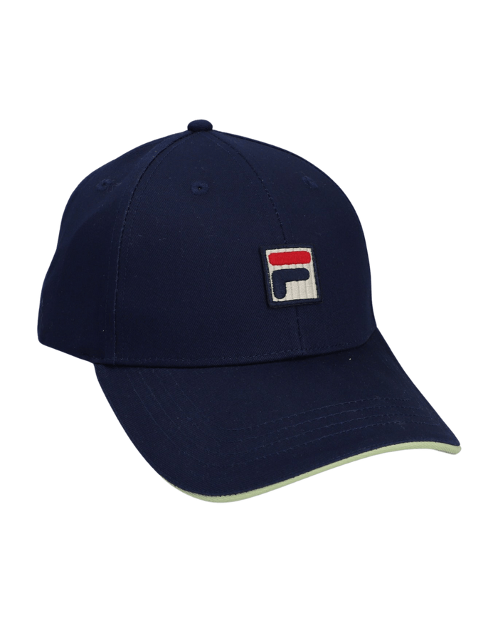 Fila Tantam Classic 6 Panel Sandwich Fasten Cap In Fila Navy