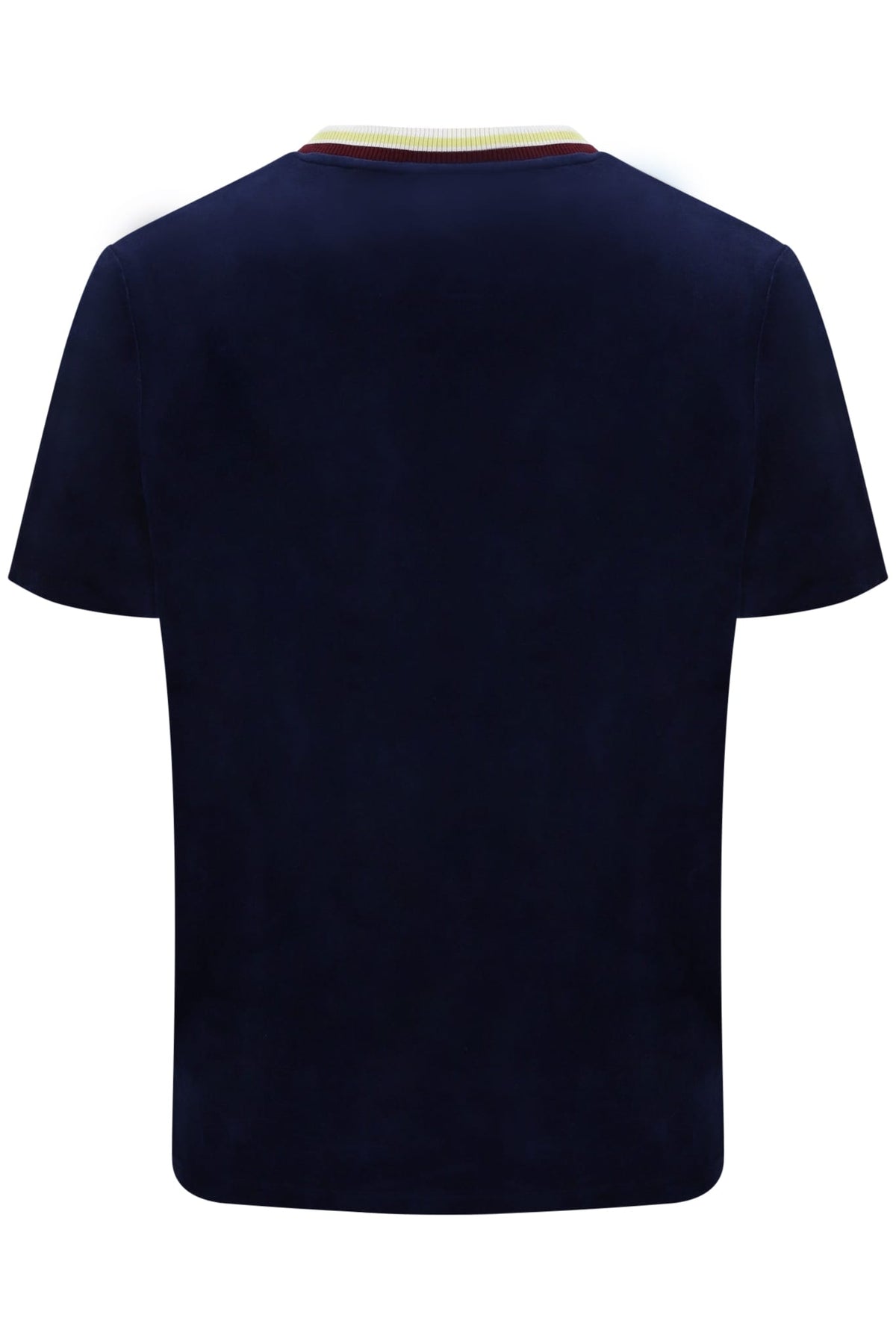 Fino Velour T-Shirt in Martime Blue
