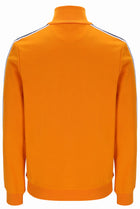 Franco Track Top in Orange Pepper/White
