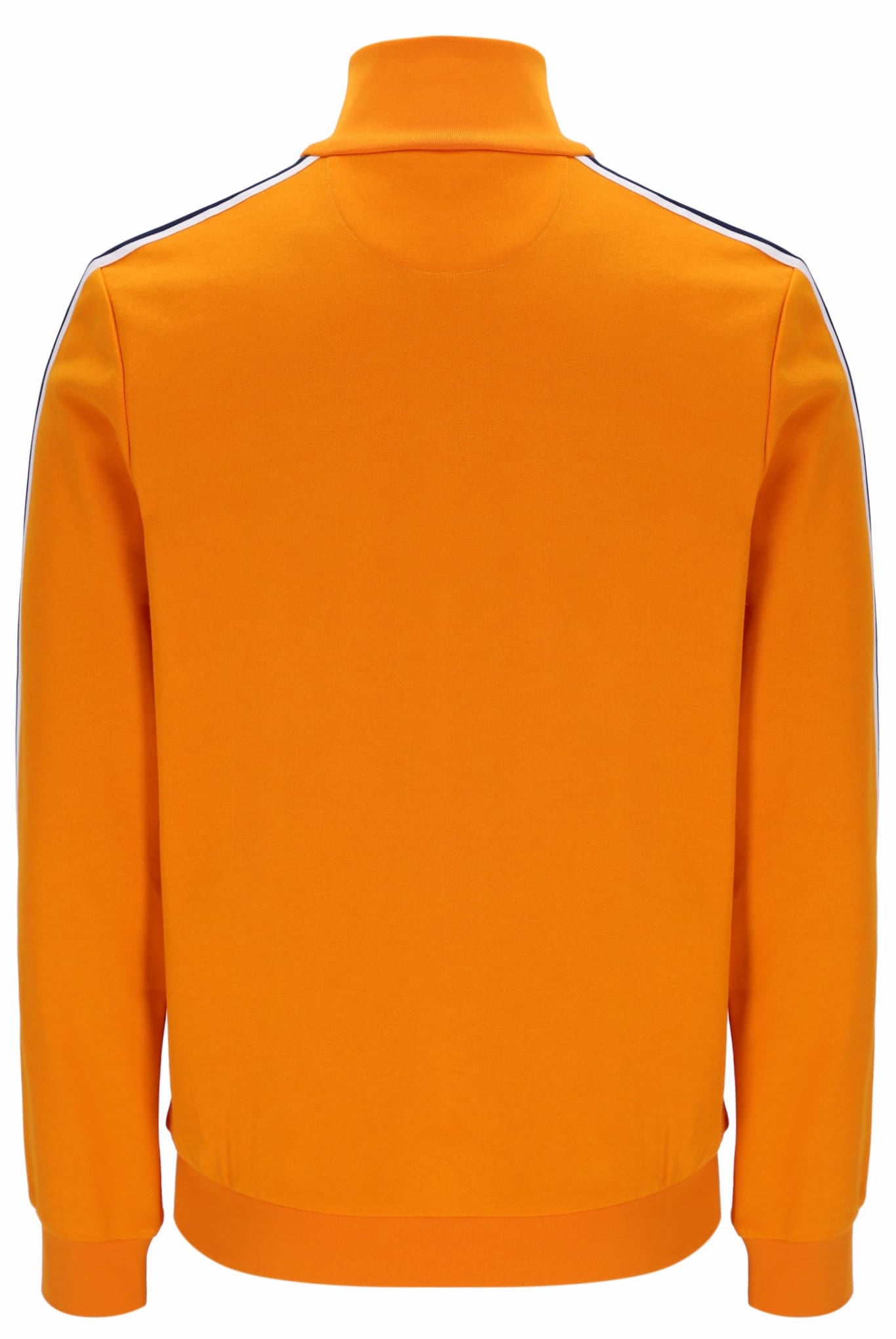 Franco Track Top in Orange Pepper/White