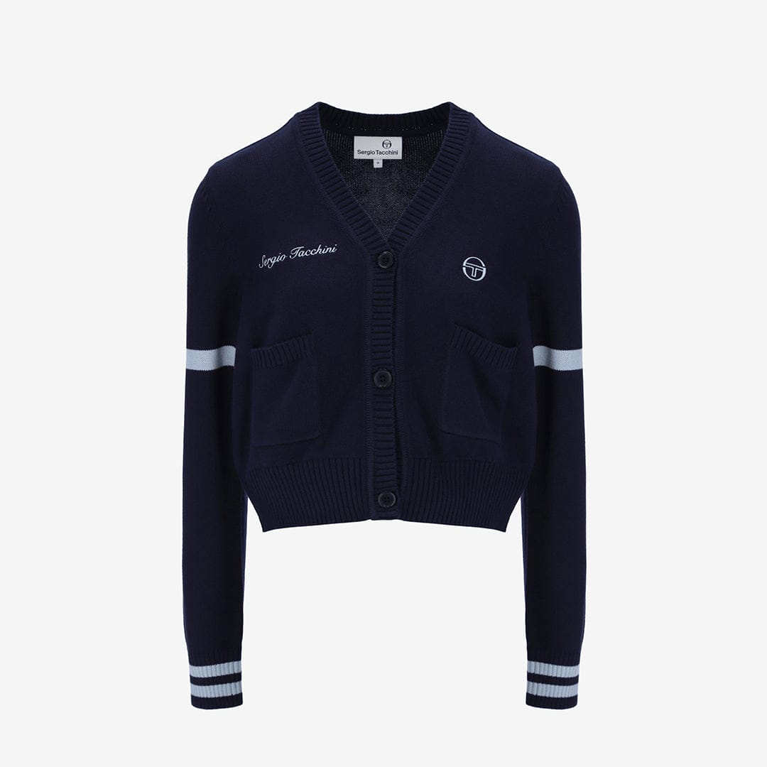 Frankie Knitted Cardigan in Maritime Blue