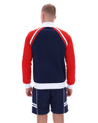 Ghibli Davis Track Top in Martime Blue/Adrenalin Rush/White