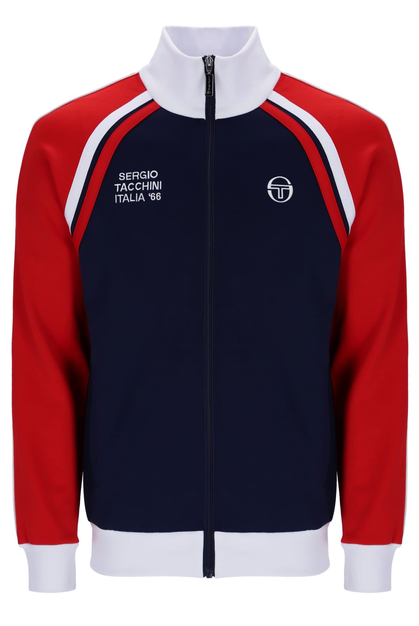 Ghibli Davis Track Top in Martime Blue/Adrenalin Rush/White