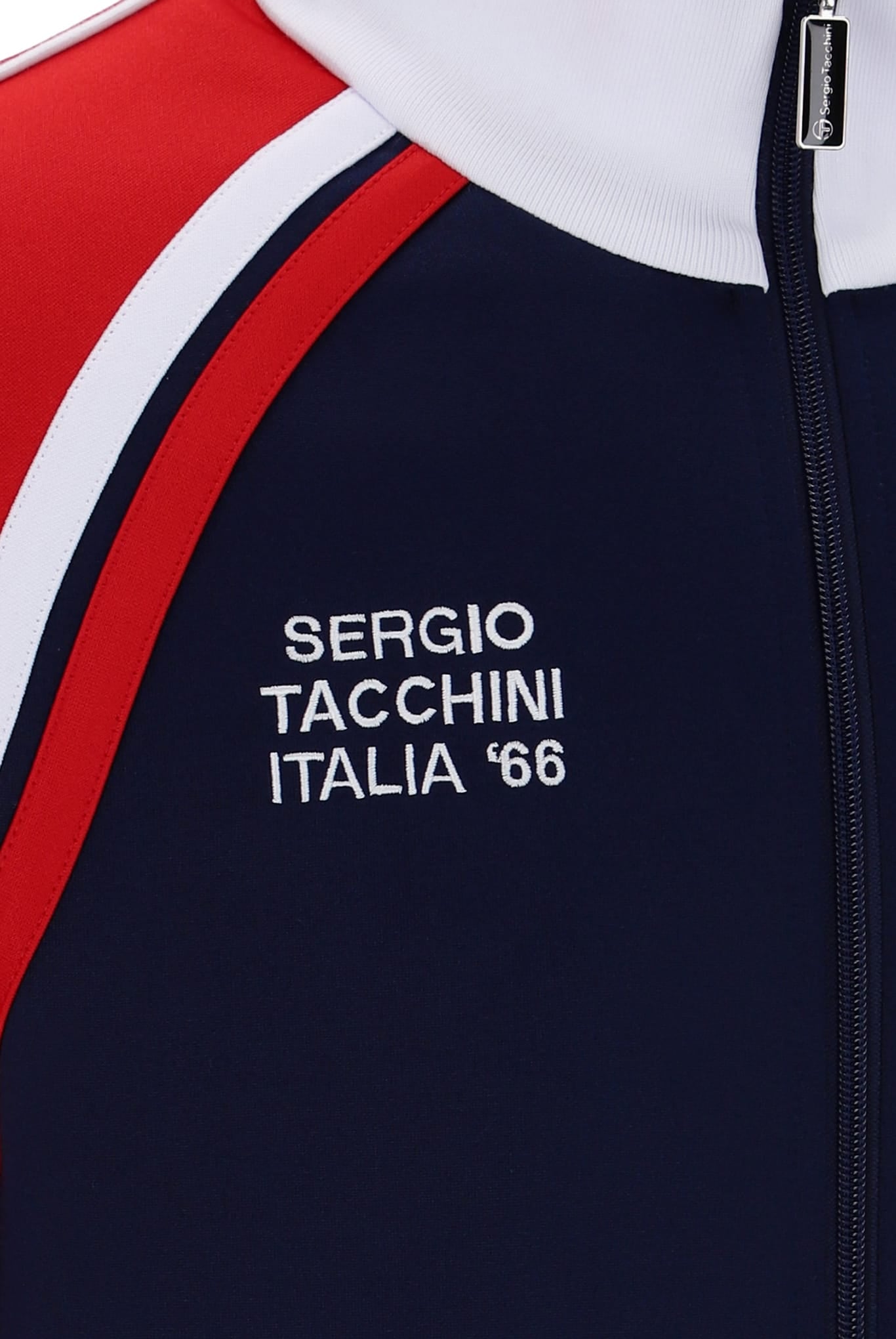 Ghibli Davis Track Top in Martime Blue/Adrenalin Rush/White