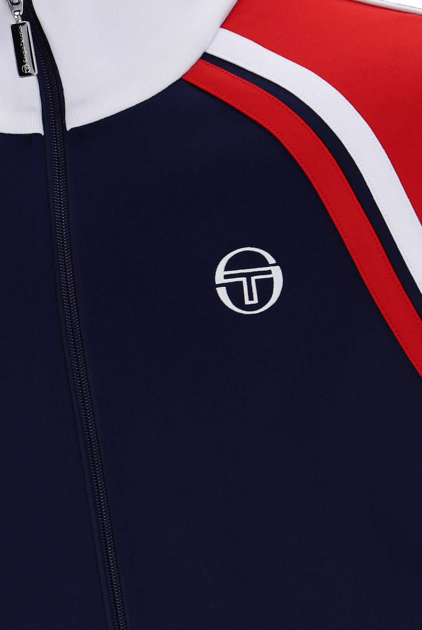 Ghibli Davis Track Top in Martime Blue/Adrenalin Rush/White