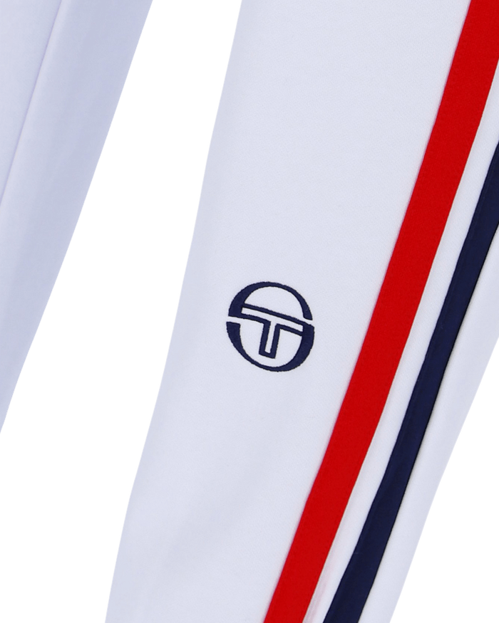 Ghibli Track Pant In White/Maritime Blue/Adrenaline Rush