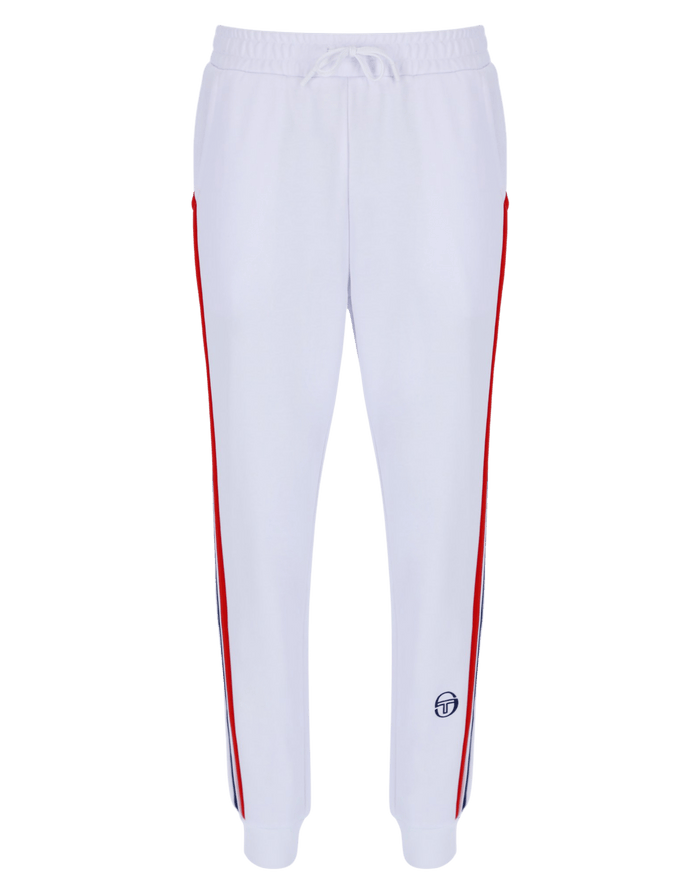Ghibli Track Pant In White/Maritime Blue/Adrenaline Rush