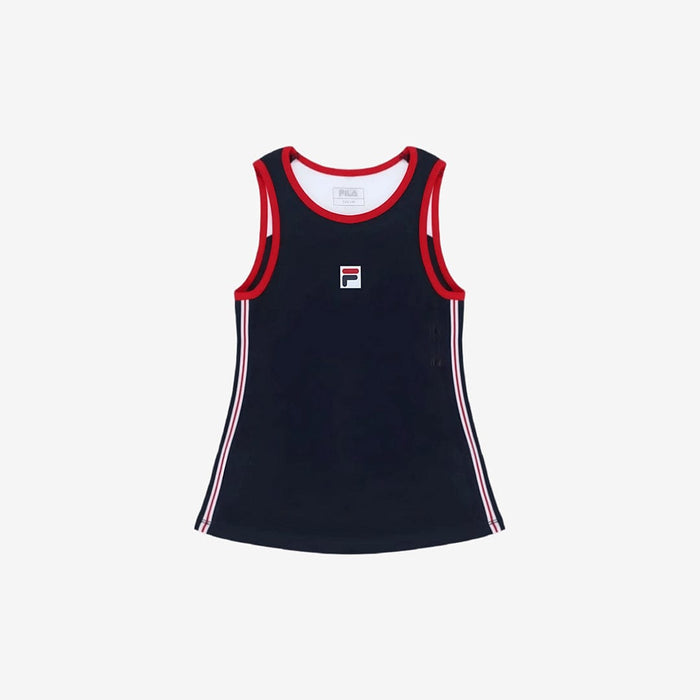 Heritage Ava Girls Top-Navy