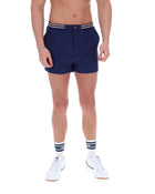 Hightide 4 Terry Pocket Stripe Shorts in Fila Navy/Gardenia