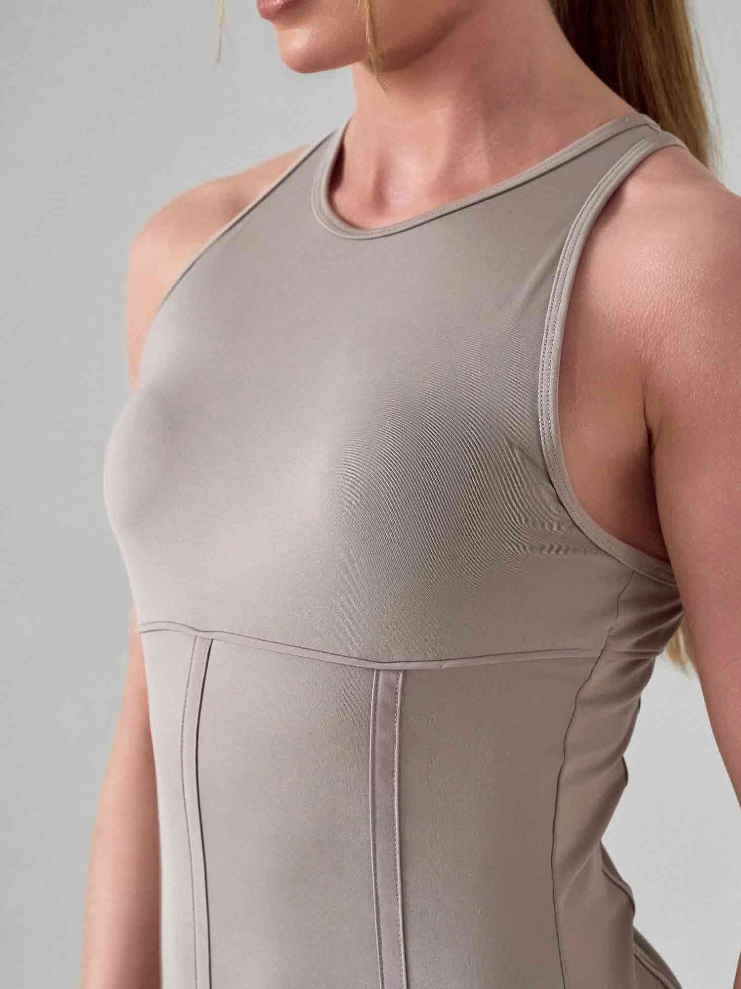 inPhorm Mai Dress | Performance Tennis & Pickleball Dress with Mesh Flounce