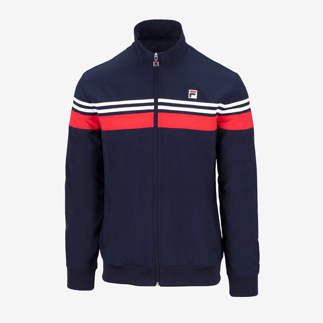 Jacket Bruno in Navy / Red Comb.