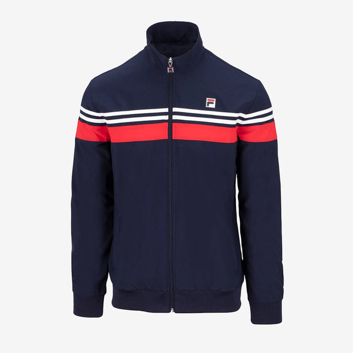 Jacket Bruno in Navy / Red Comb.