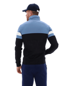 Jonnie TT Track Top in Black/Coronet Blue/Gardenia