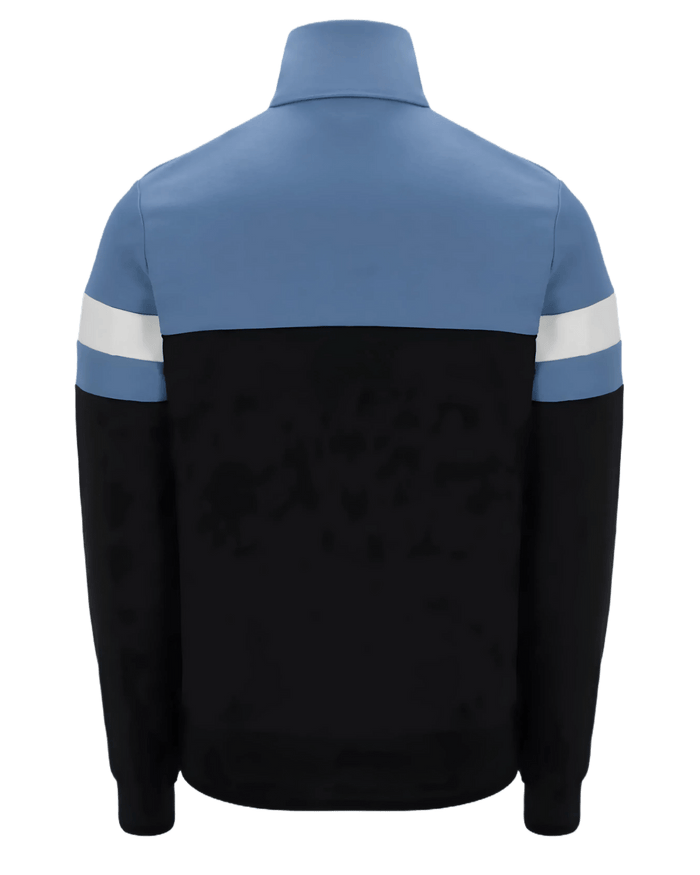 Jonnie TT Track Top in Black/Coronet Blue/Gardenia