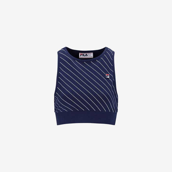 Karla Crop Top in Navy