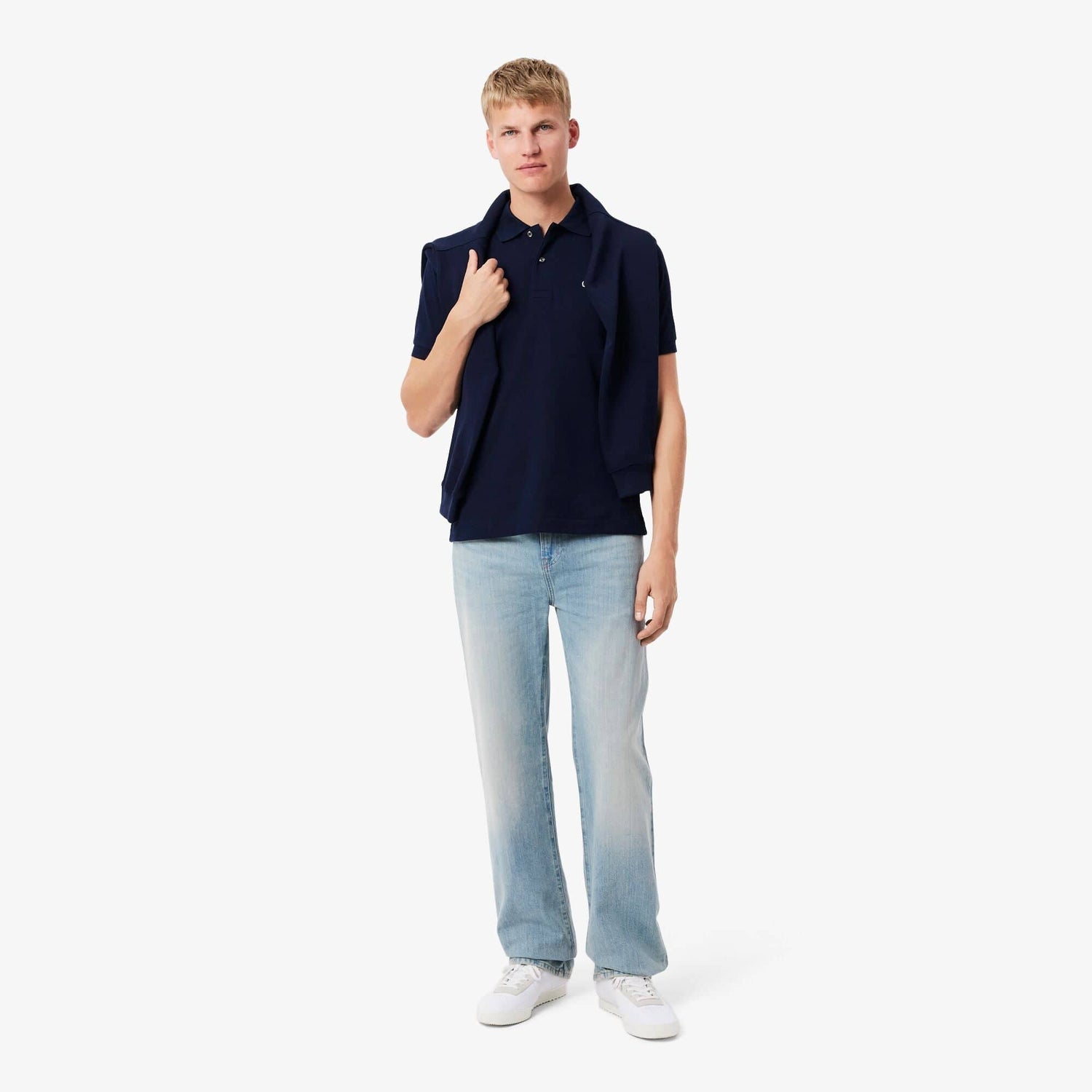 Lacoste L.12.12 Polo in Blue Marine