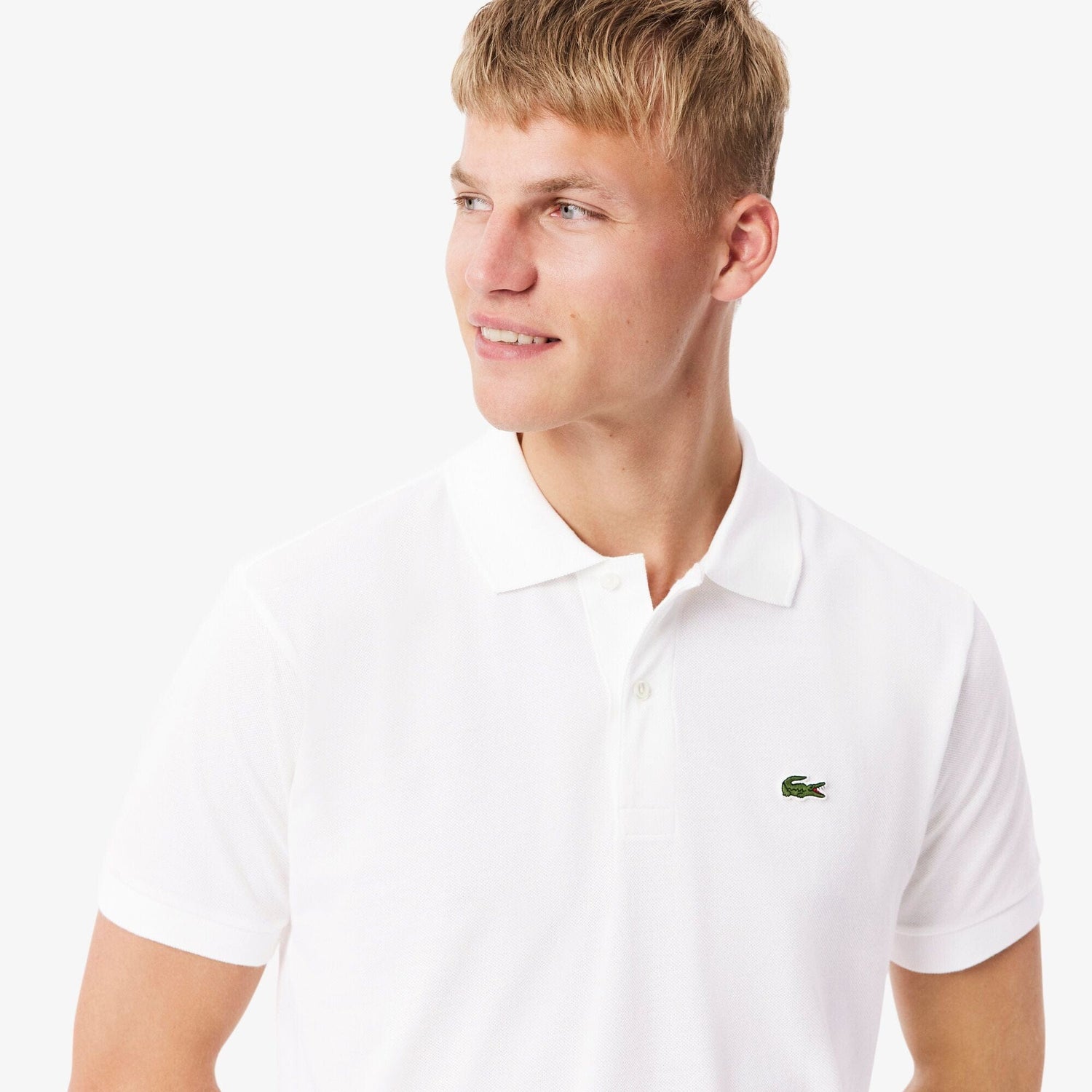 Lacoste L.12.12 Polo in White-Blanc