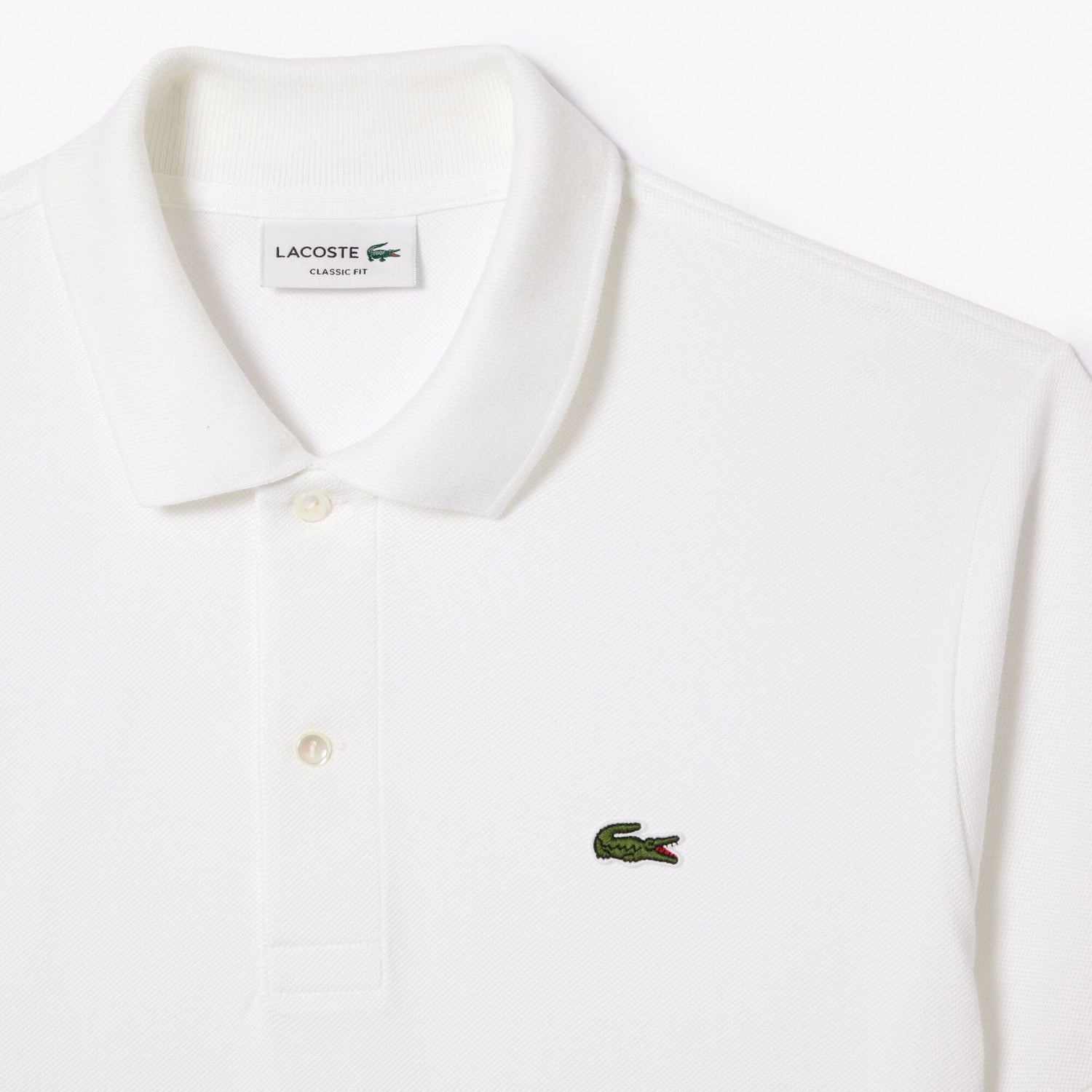 Lacoste L.12.12 Polo in White-Blanc