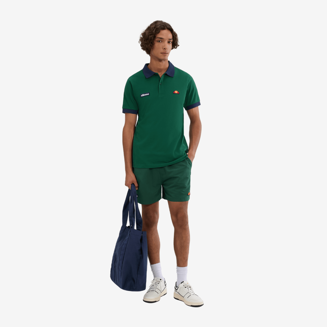 Lessepsia Polo in Dark Green/Navy
