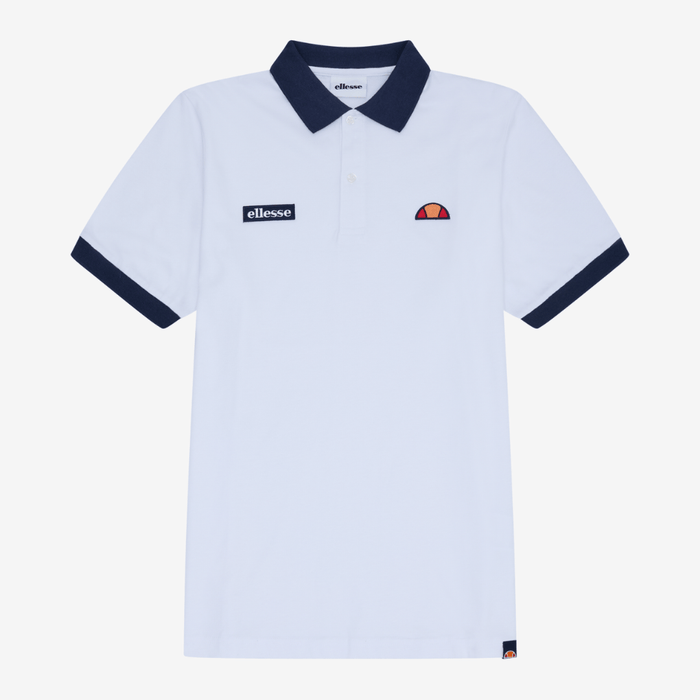 Lessepsia Polo in White/Navy