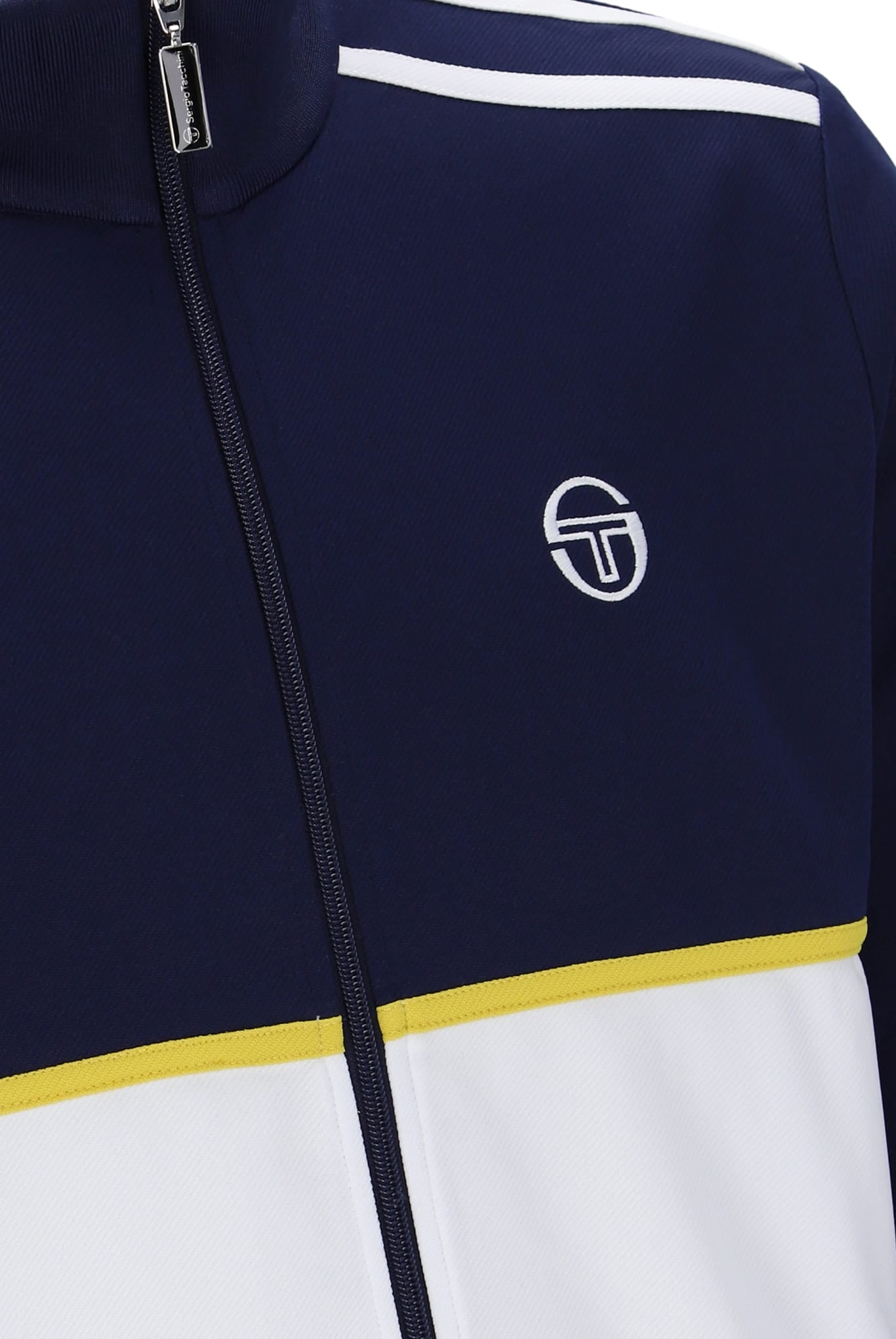 Locchi Track Top in Martime Blue/White/Mango Mint