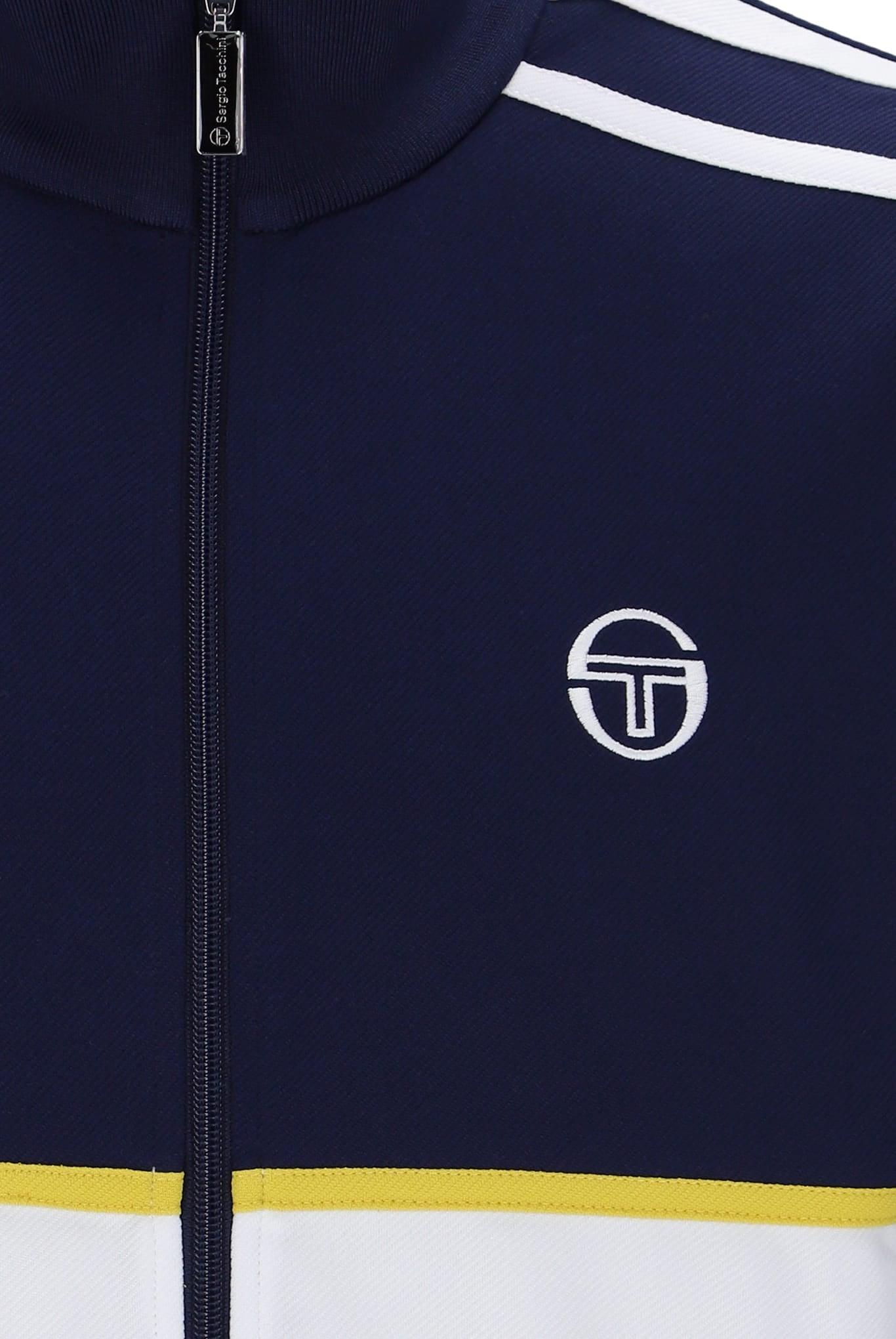 Locchi Track Top in Martime Blue/White/Mango Mint