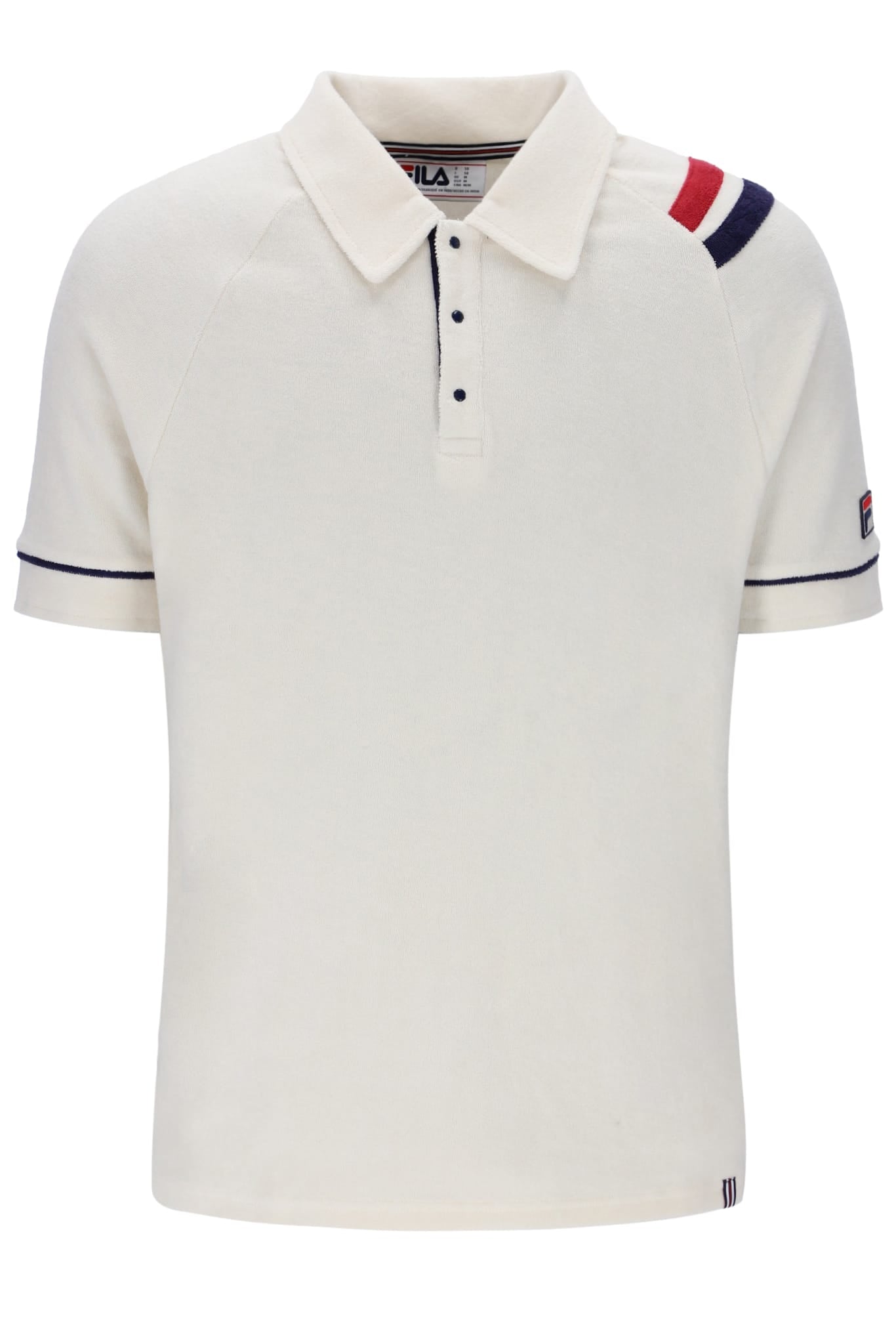 Massimo Terry Polo in Gardenia/Garnet/Fila Navy