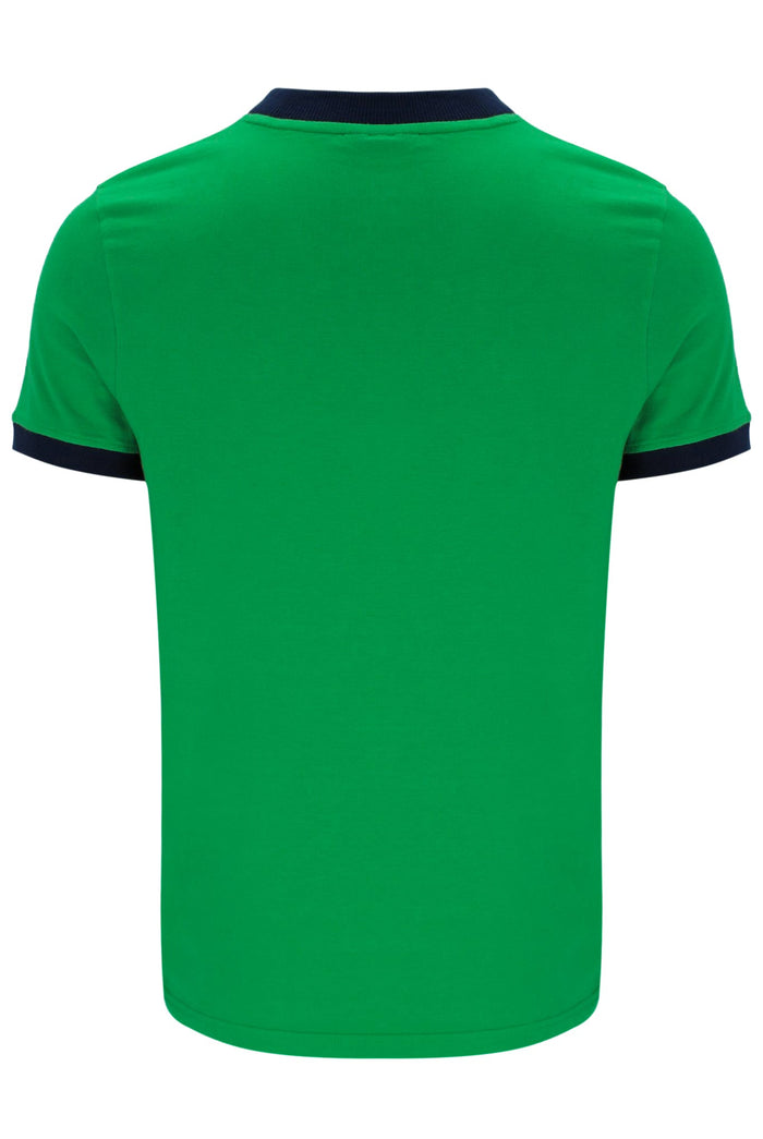 Master Tee in Fern Green/White/Martime Blue