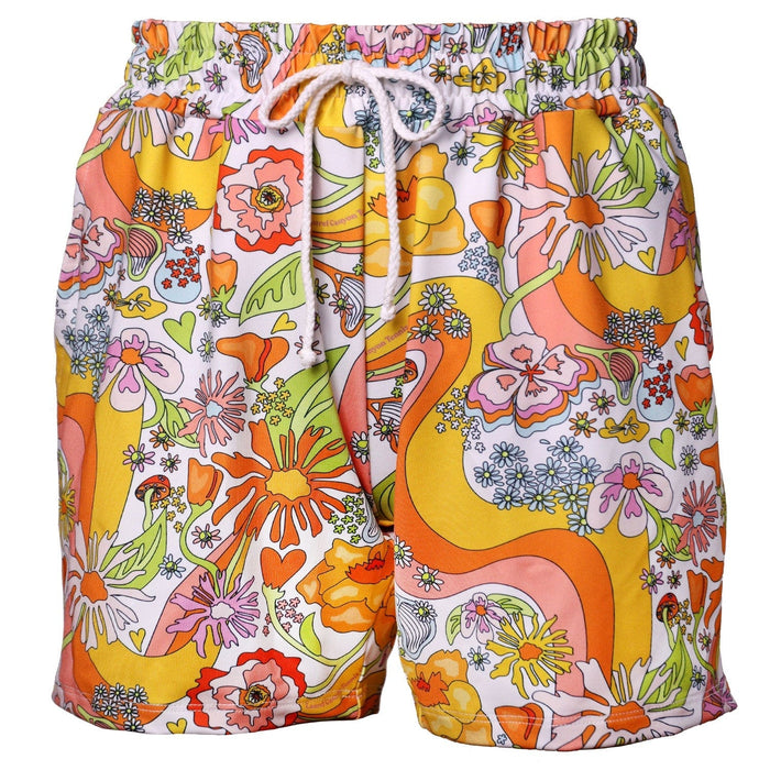 Melty Racquet Unisexy Floral Printed Tennis Shorts