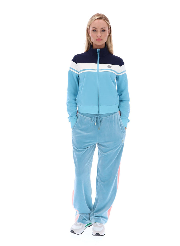 Miss Damarin Track Top in Martime Blue/Gardenia/Milky Blue