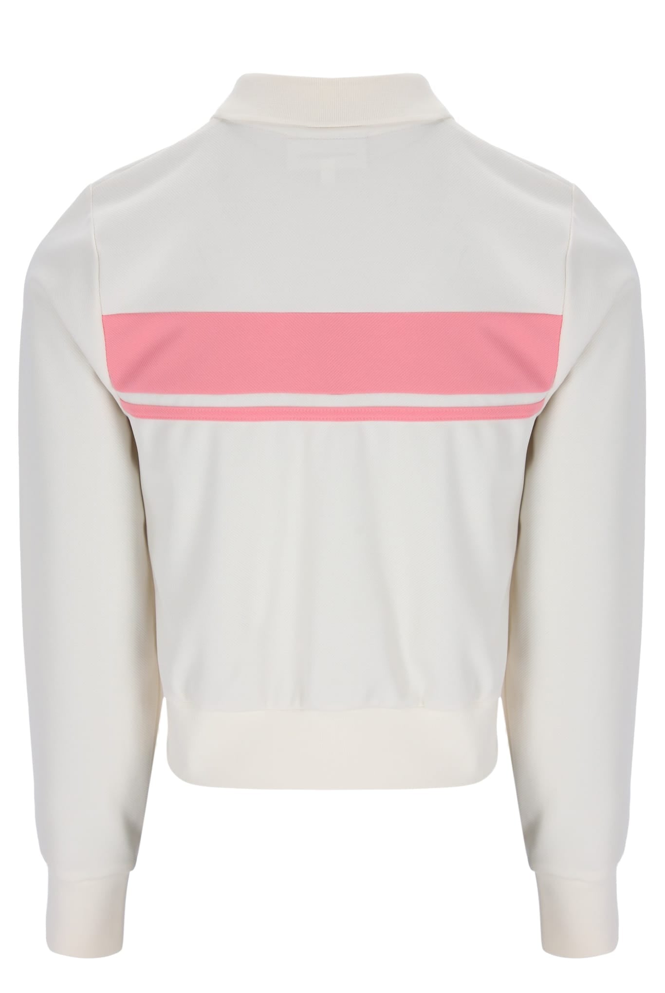 Miss Masters TT Track Top in Gardenia/Geranium Pink
