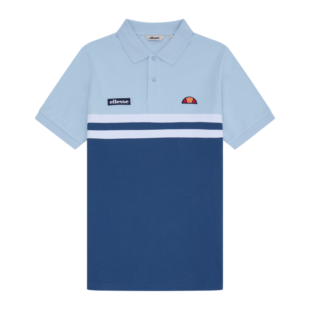 Muccia Polo in Blue/Light blue