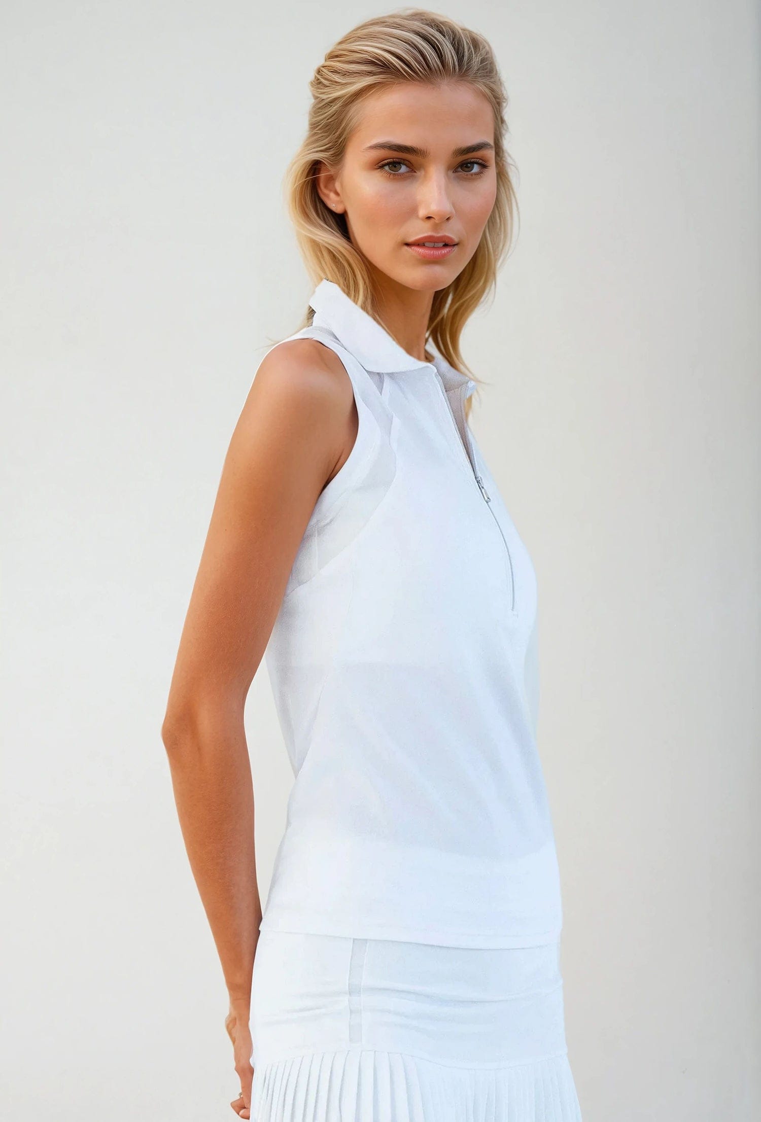 Neisha Classic Sleeveless Polo