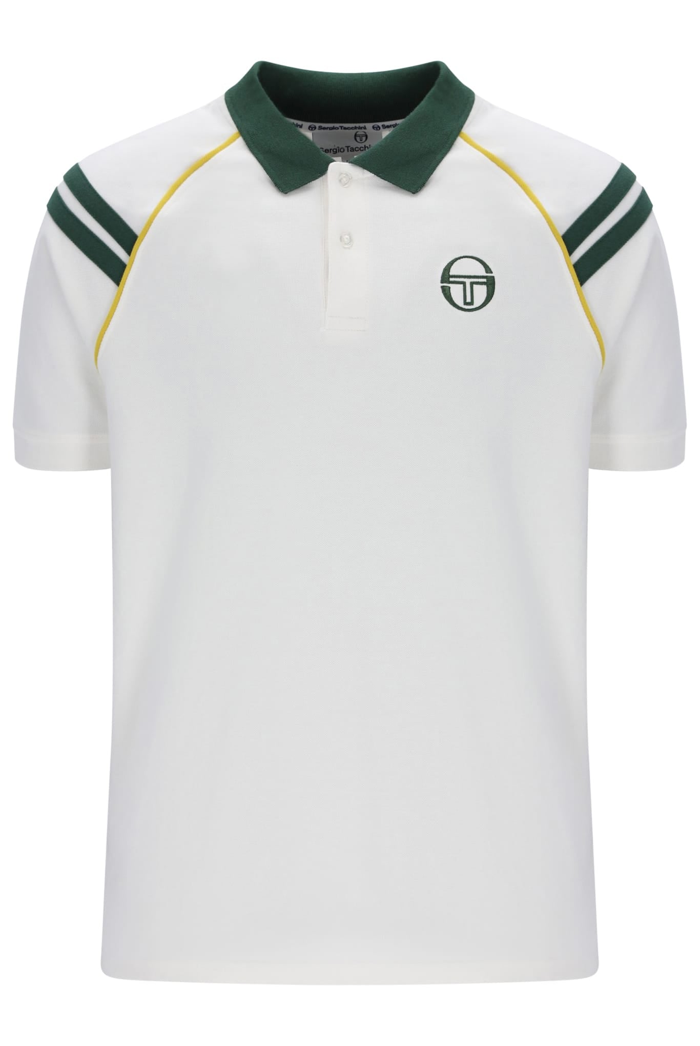 New Cortona Polo Shirt in Gardenia/Pine Needle