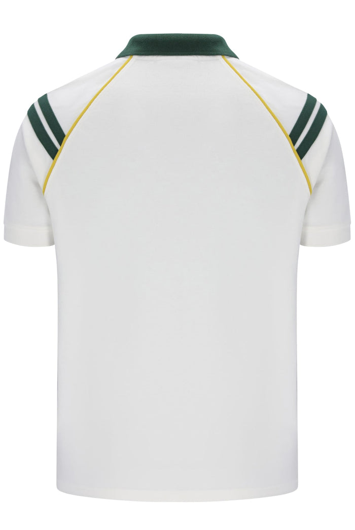 New Cortona Polo Shirt in Gardenia/Pine Needle