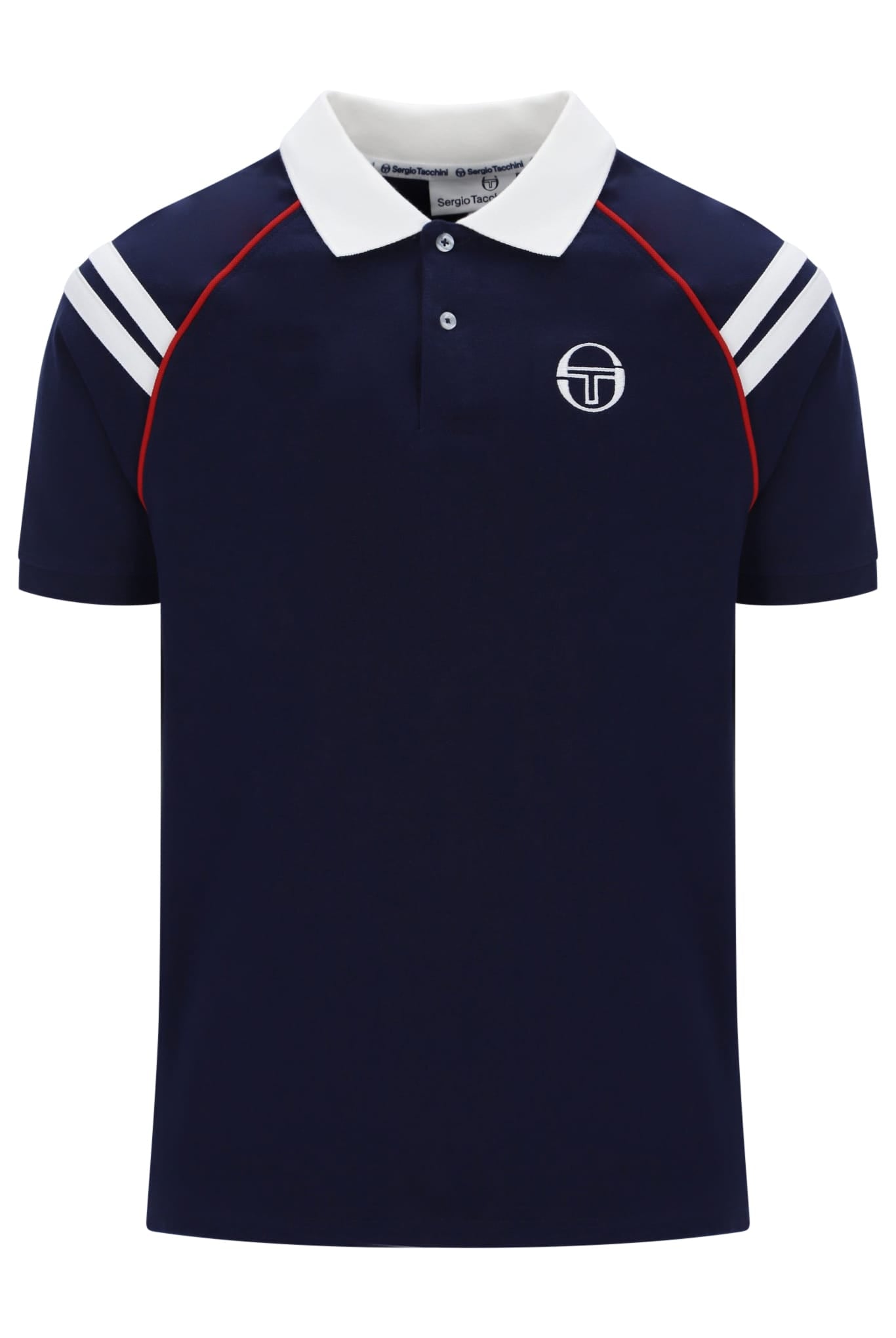 New Cortona Polo Shirt in Martime Blue/White