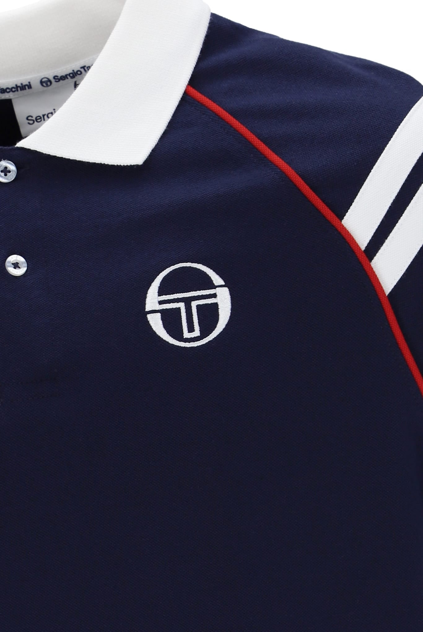 New Cortona Polo Shirt in Martime Blue/White