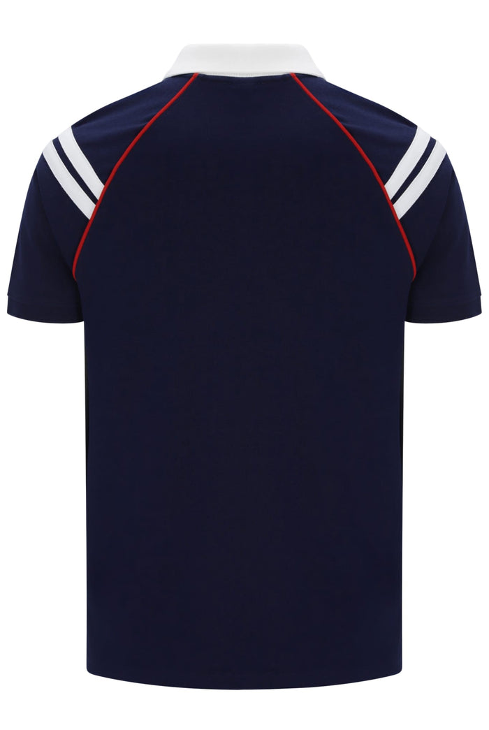 New Cortona Polo Shirt in Martime Blue/White