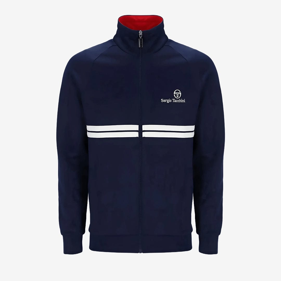 New Dallas Track Top in Maritime Blue /Adrenaline Rush/White