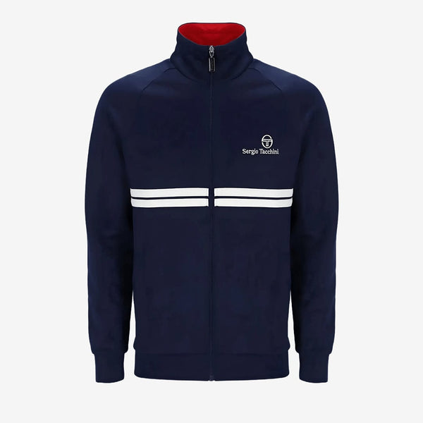 New Dallas Track Top in Maritime Blue /Adrenaline Rush/White