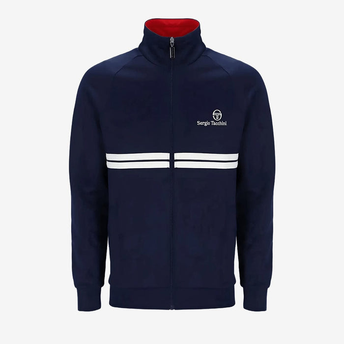New Dallas Track Top in Maritime Blue /Adrenaline Rush/White