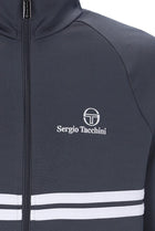 New Dallas Track Top in Turbulence/White/Black