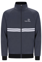 New Dallas Track Top in Turbulence/White/Black