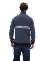 New Dallas Track Top in Turbulence/White/Black