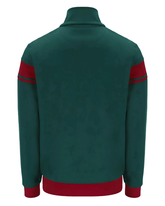 New Damarindo TT Track Top in Rainforest/Sundried Tomato