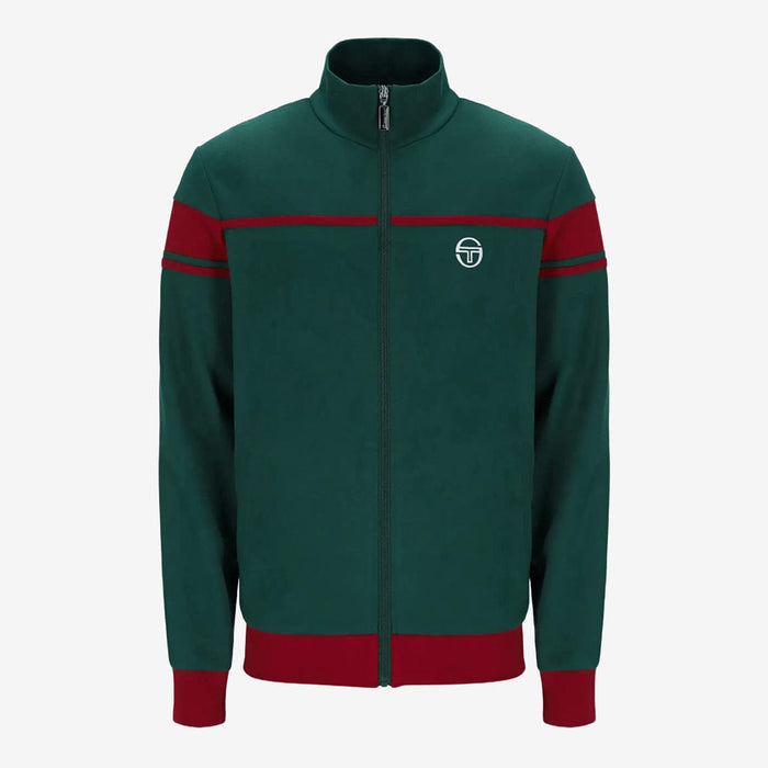 New Damarindo TT Track Top in Rainforest/Sundried Tomato